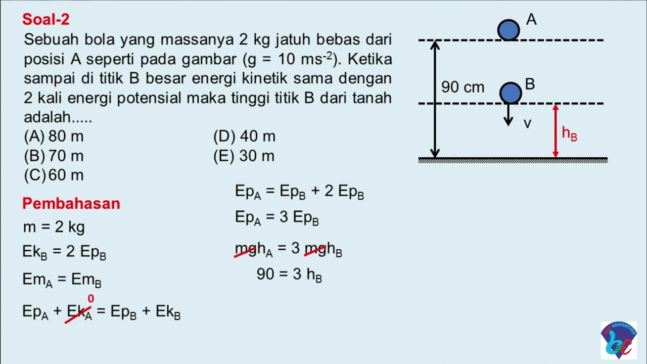 Fisika Kelas 10 || Energi Mekanik dan Hukum Kekekalan Energi