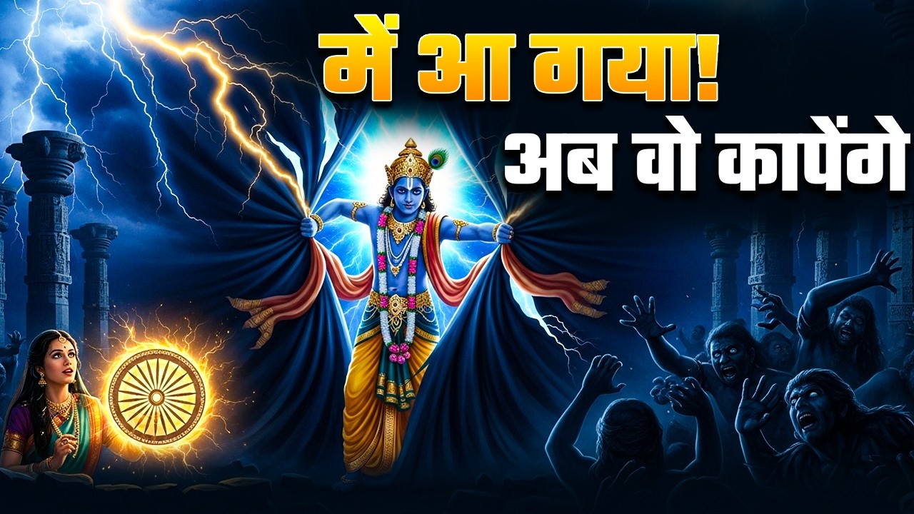 🔴Krishn Sandesh : श्री कृष्ण खुद आए है अब वो कपेगे...! Today Sandesh univers