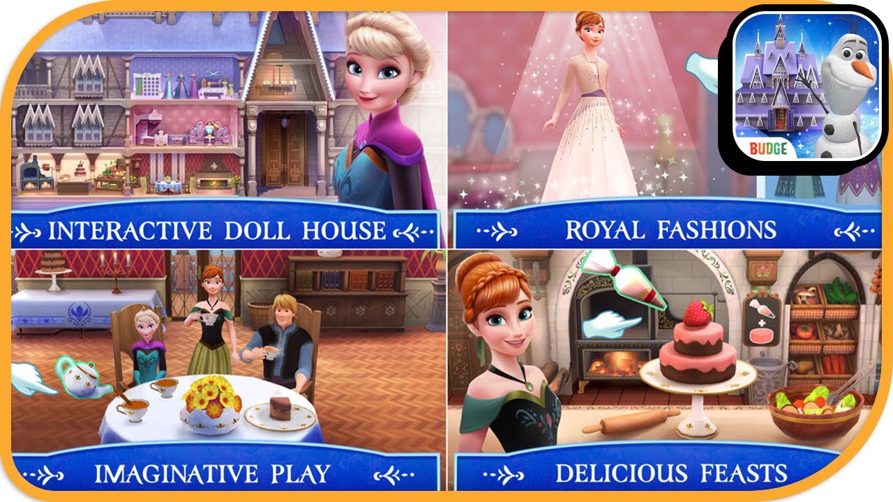 Frozen game from Budge?!🤩 -2- | Disney Frozen Royal Castle 1 | Mobile game | Budge Studios | HayDay