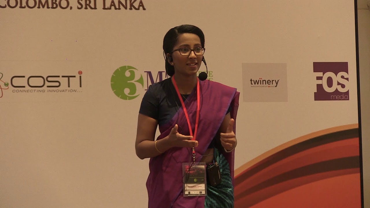 Sachindra Perera - 3MT (Three Minute Thesis) competition 2018 Sri Lanka