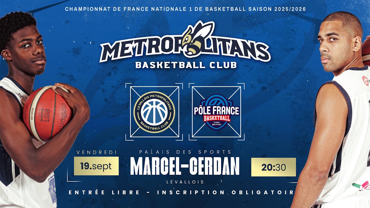 Levallois Metropolitans Basketball Club vs Pôle France
