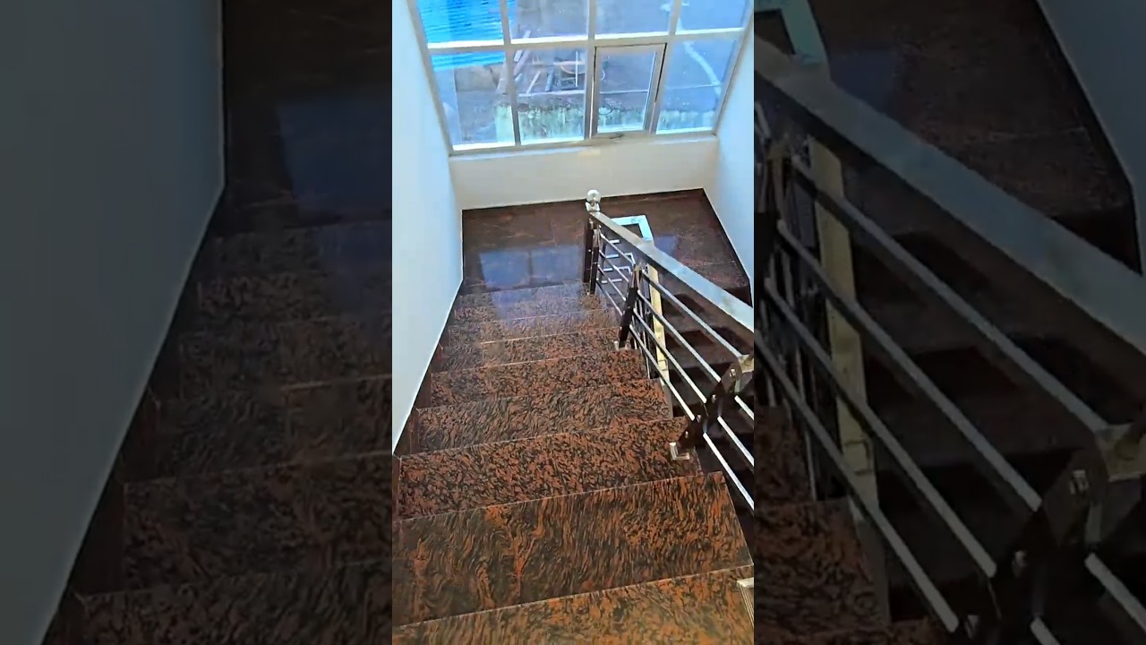 tiger skin granite tiles stairs design,, #anujtiles #tiles #kitchen #design #stonebasin