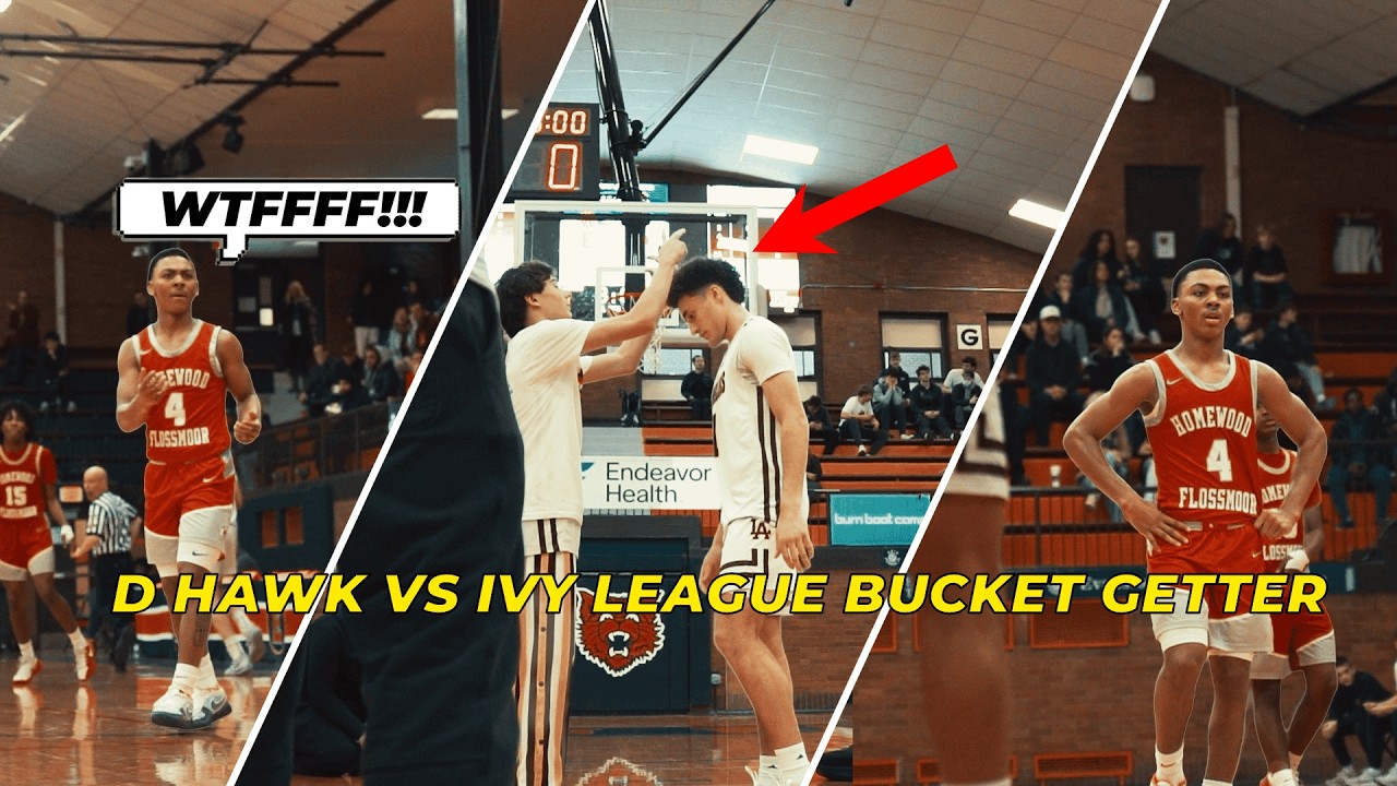 THIS GAME CAME DOWN TO THE FINAL MINUTE! DARRIUS HAWKINS VS IVY LEAGUE COMMIT TREY WILLIAMS
