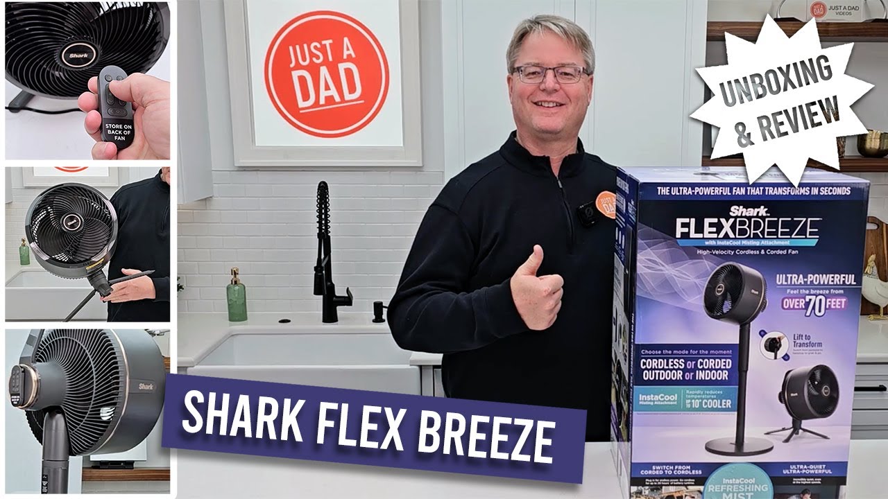 Shark FlexBreeze Pedestal & Tabletop Fan FA222 UNBOXING & REVIEW