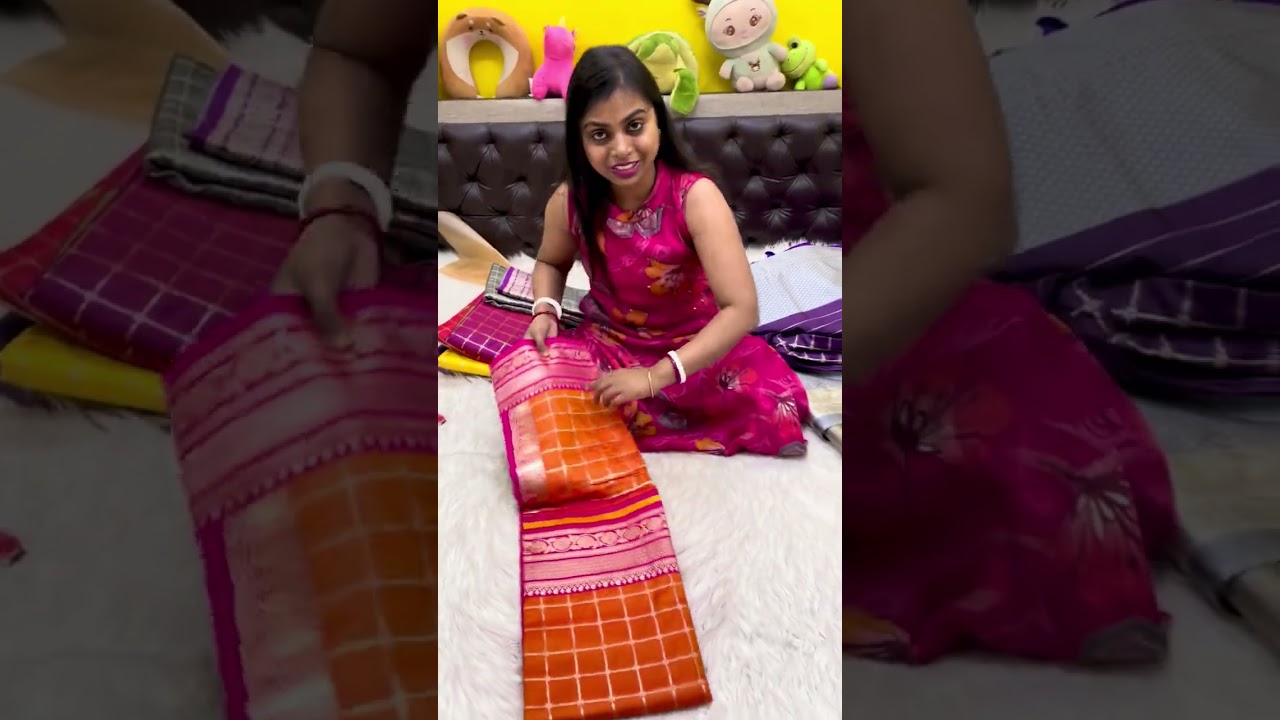 Exclusive Gharchola Design Katan Silk Saree | Traditional Bandhani Inspired Banarasi Katan Saree