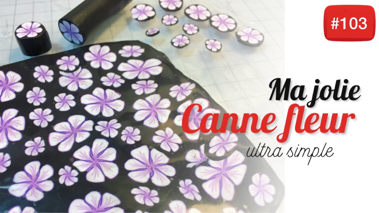 Je réalise une Canne fleur ultra simple 🌸
