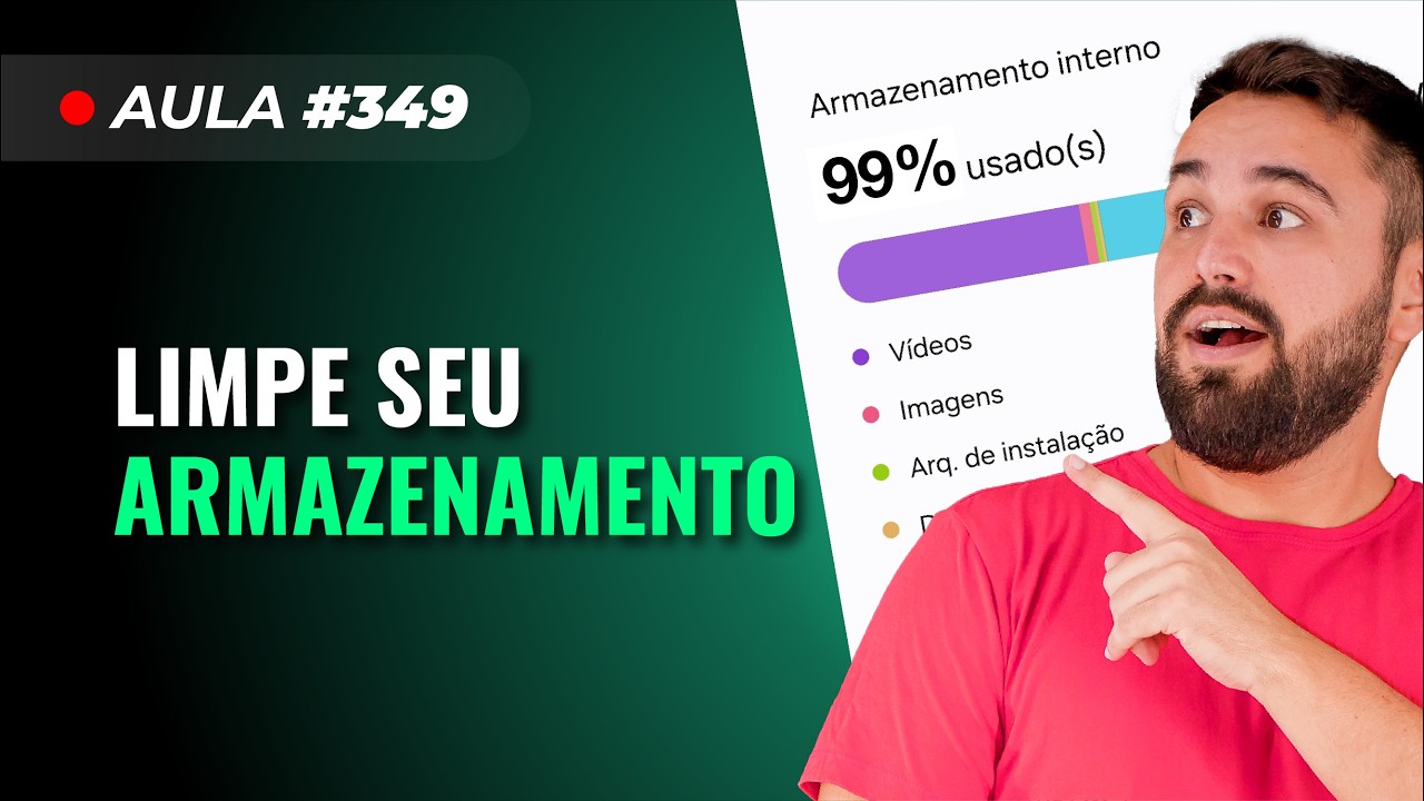 Aula #349: Como limpar o armazenamento do celular