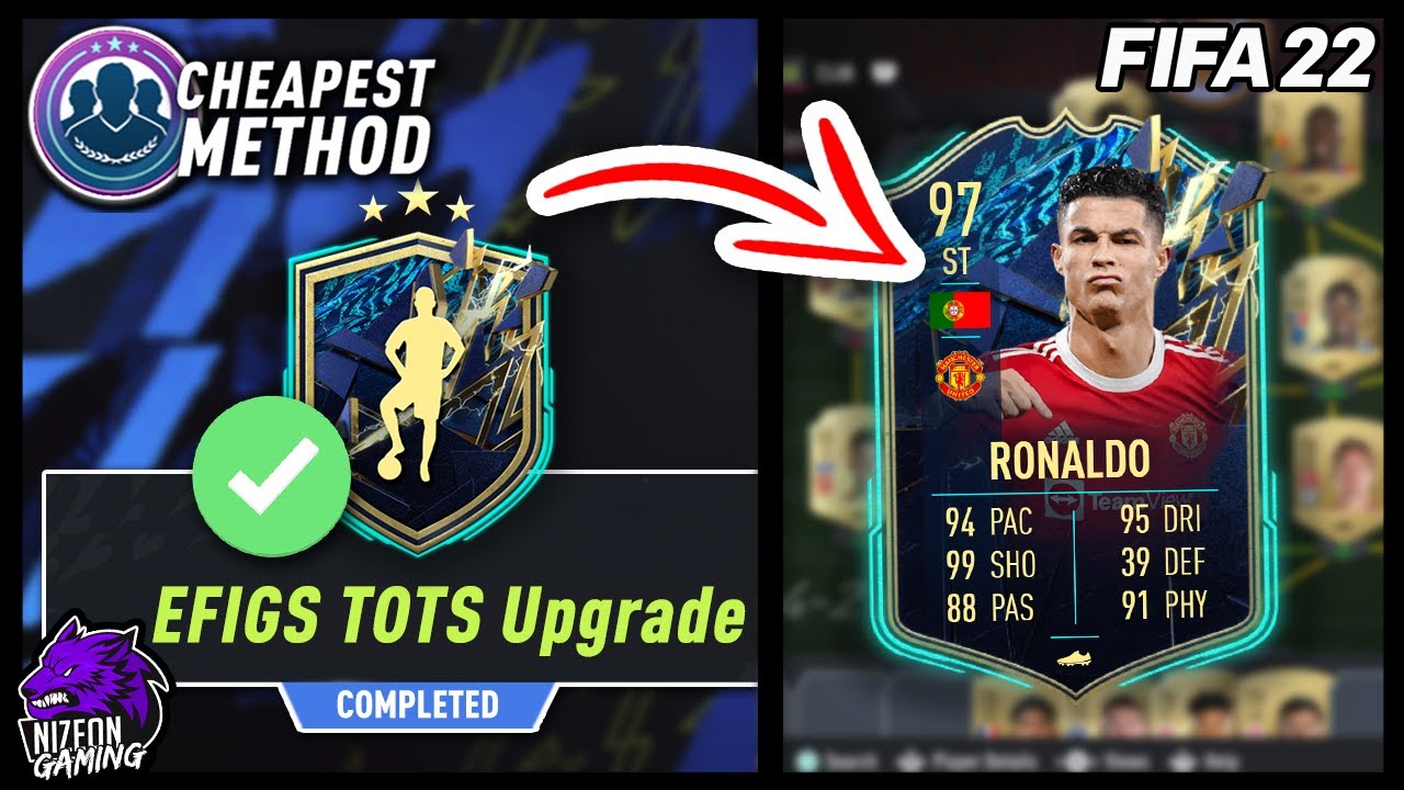 EFIGS TOTS Upgrade SBC Cheapest/No Loyalty Method - FIFA 22 Ultimate Team