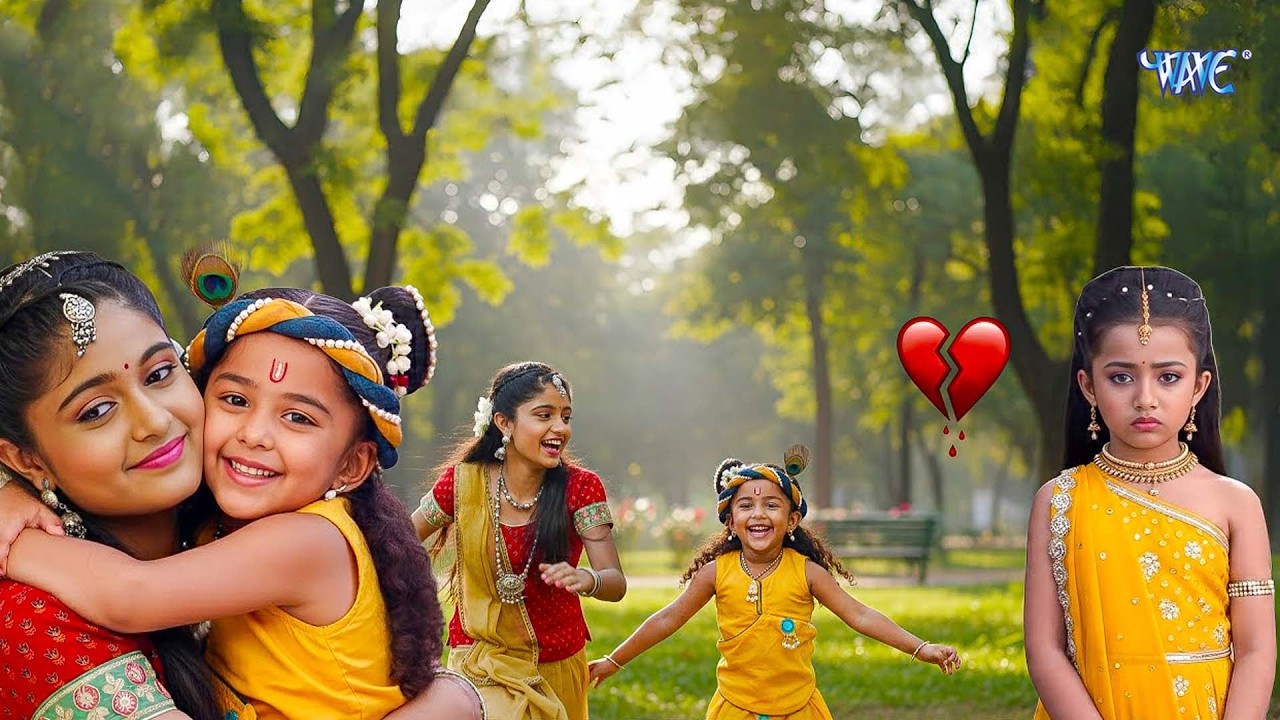 कान्हा को गोपी के साथ खेलता देखकर राधा का टूटा दिल - YMKN