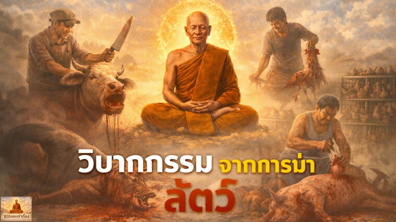 วิบากกรรมจากการฆ่าสัตว์ เหตุที่ชีวิตติดขัดโดยไม่รู้ตัว | ธรรมะเล่าเรื่อง