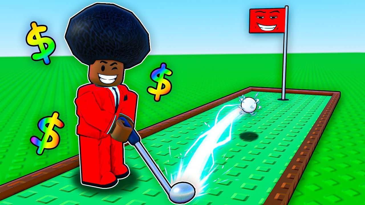 Building the BEST Mini Golf Course in Roblox...