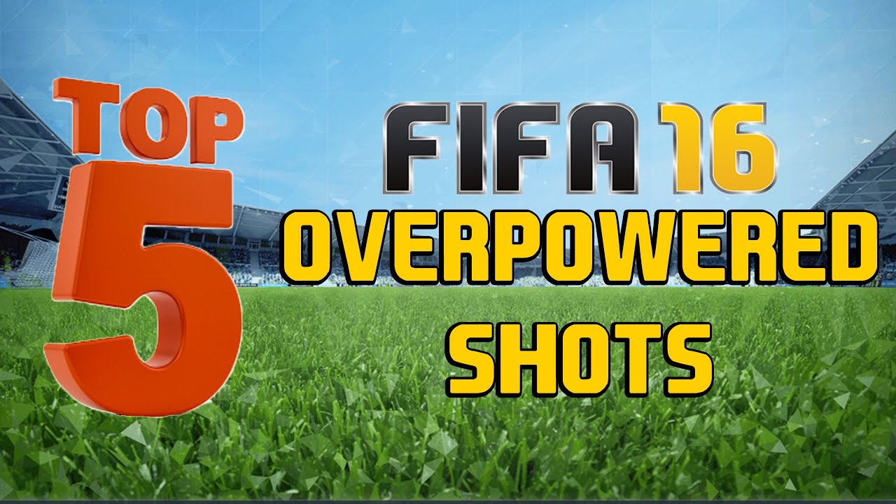 TOP 5 OVERPOWERED SHOTS IN FIFA 16!!