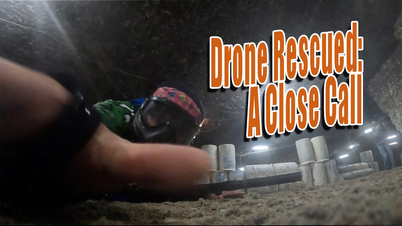 Drone Rescued: A Close Call