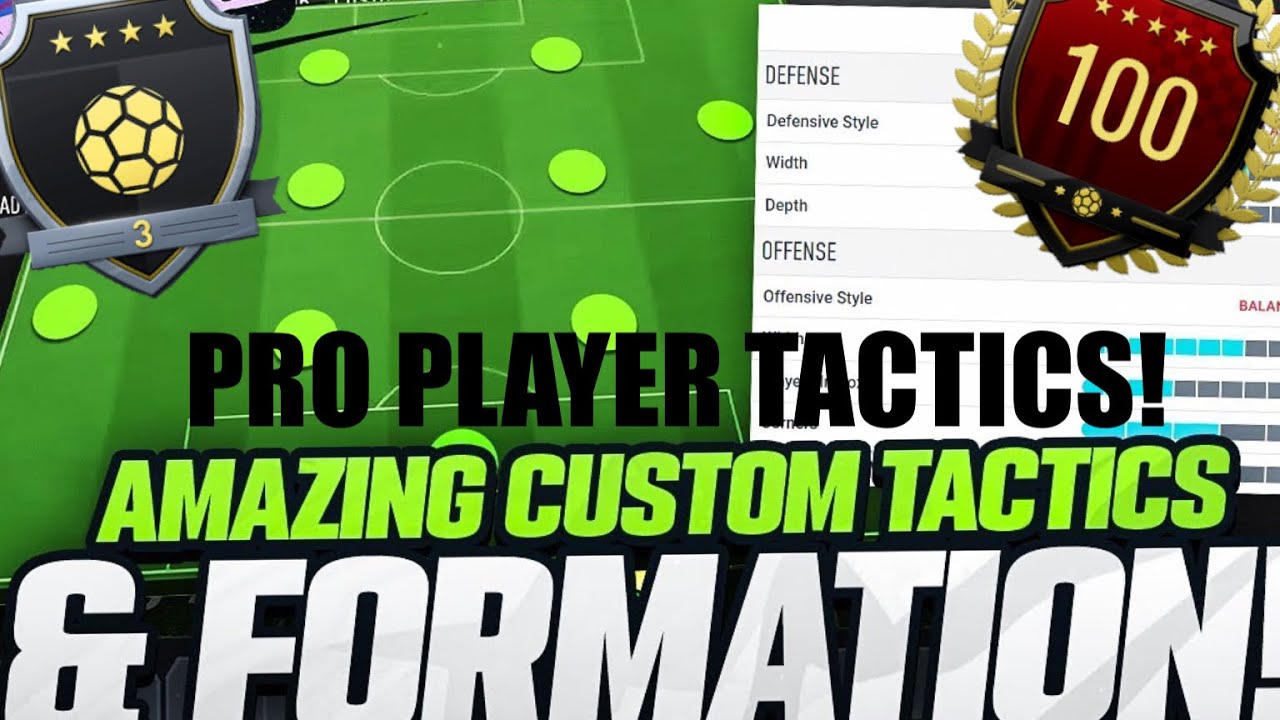 PRO PLAYER CUSTOM TACTICS! FIFA 20 ULTIMATE TEAM!