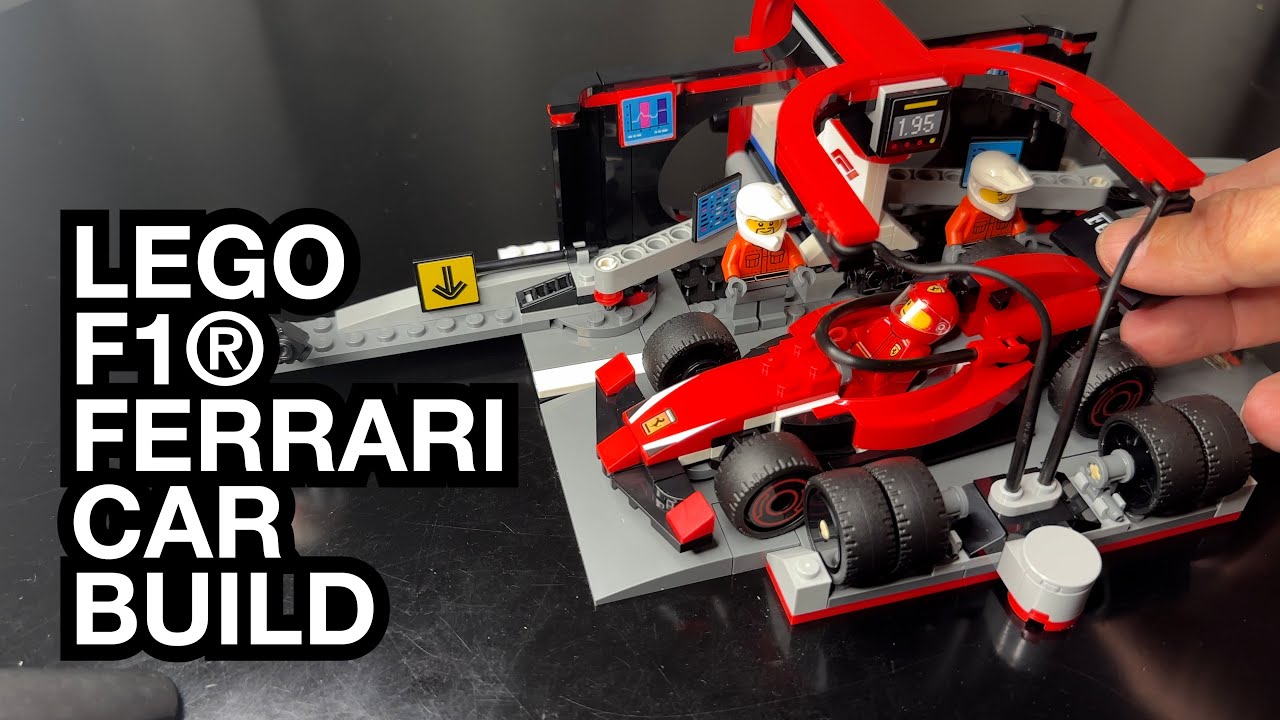 LEGO City F1&reg; Pit Stop & Pit Crew with Ferrari Car Build