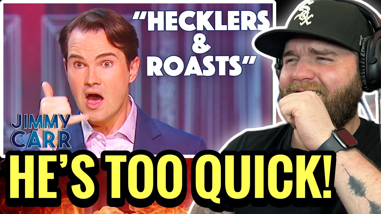 HE’S TOO QUICK WITH COMEBACKS | JImmy Carr vs The Audience: HECKLERS & ROASTS VOL. 1 (Reaction)