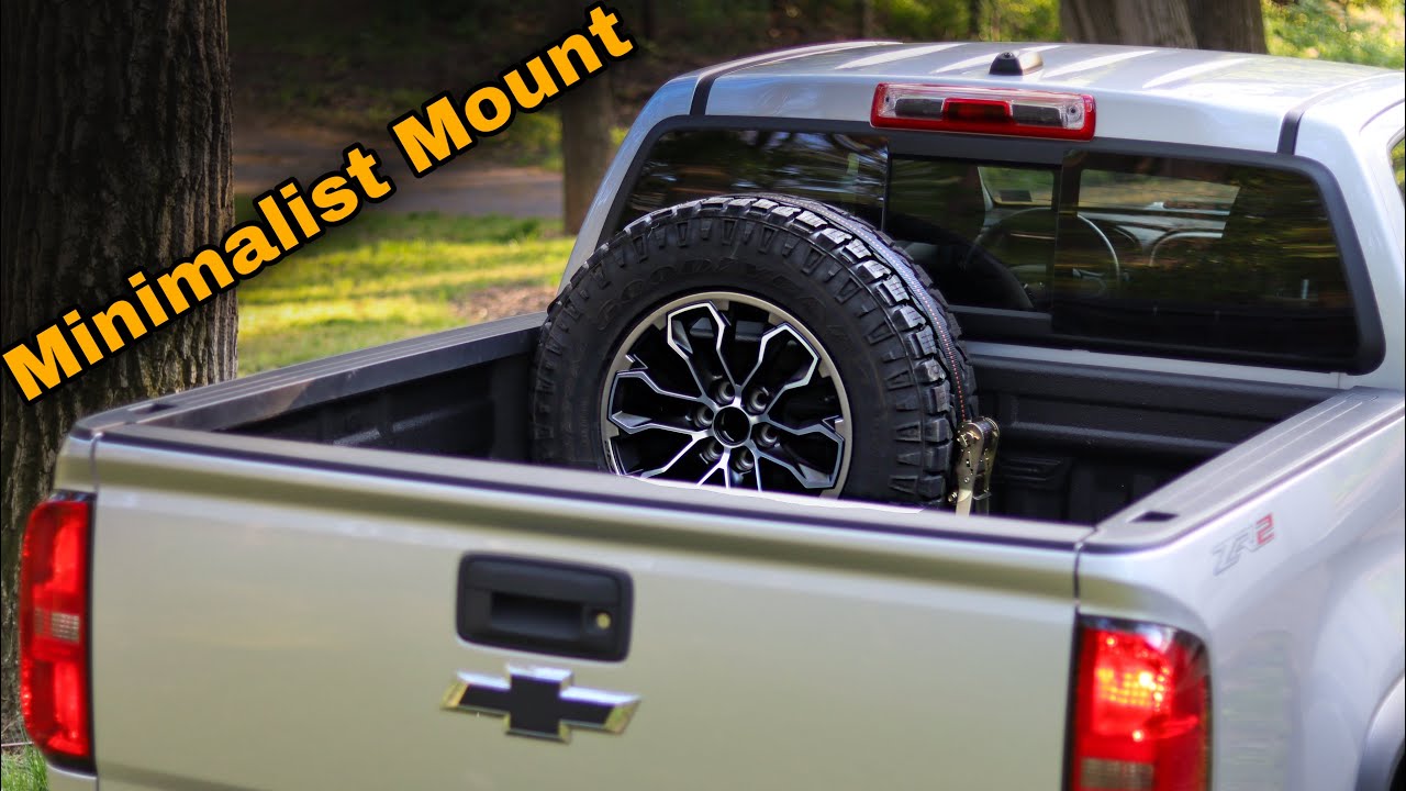 Colorado ZR2 Bed Mounted Spare Tire Install - 589 Fabrication
