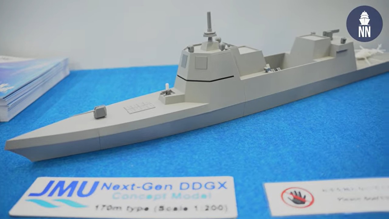 JMU's new OPV, Landing Craft and DDGX at DSEI Japan 2025