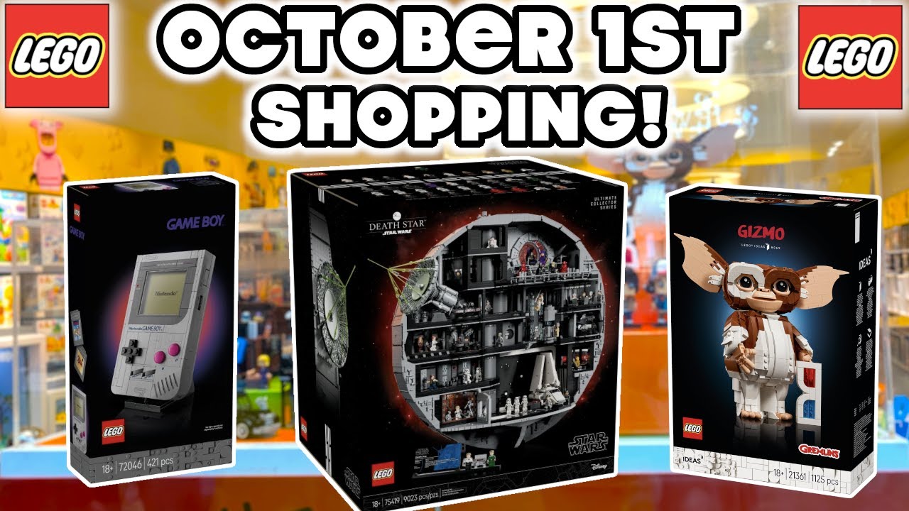 LEGO SHOPPING — Новинки 1 октября — Покупки — GWP и многое другое!