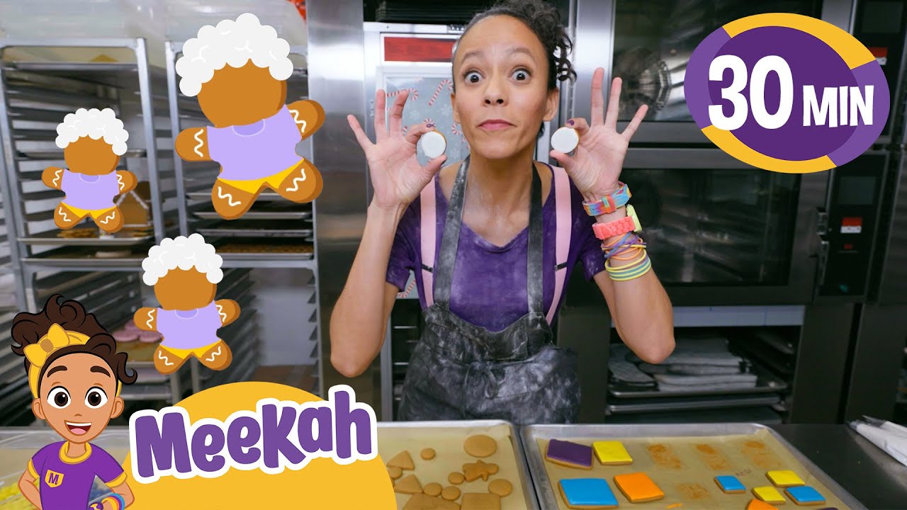 Meekah’s Gingerbread Factory Adventure! 🍪 Holiday Learning Fun for Kids | Blippi