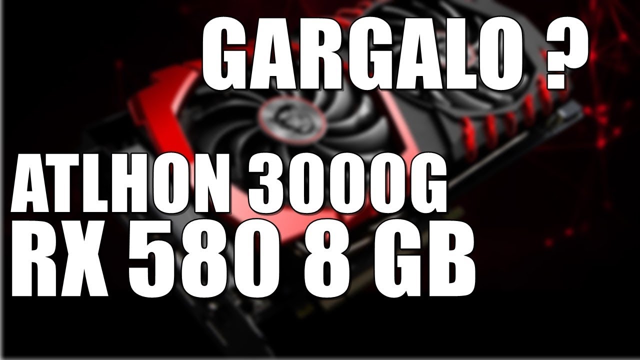 AMD ATHLON 3000G RX 580 (8 GAMES)