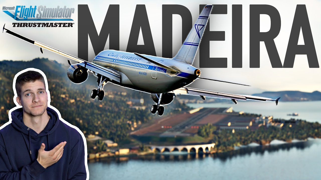 Im A320 nach MADEIRA! Microsoft Flight Simulator LIVE - VATSIM - Thrustmaster TCA - AeroSimGermany
