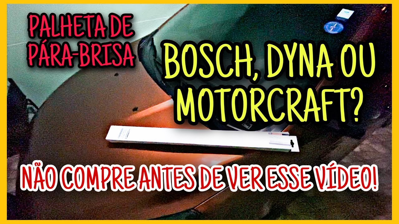 TROCANDO AS PALHETAS DO FORD KA! - BOSCH, DYNA OU MOTORCRAFT?
