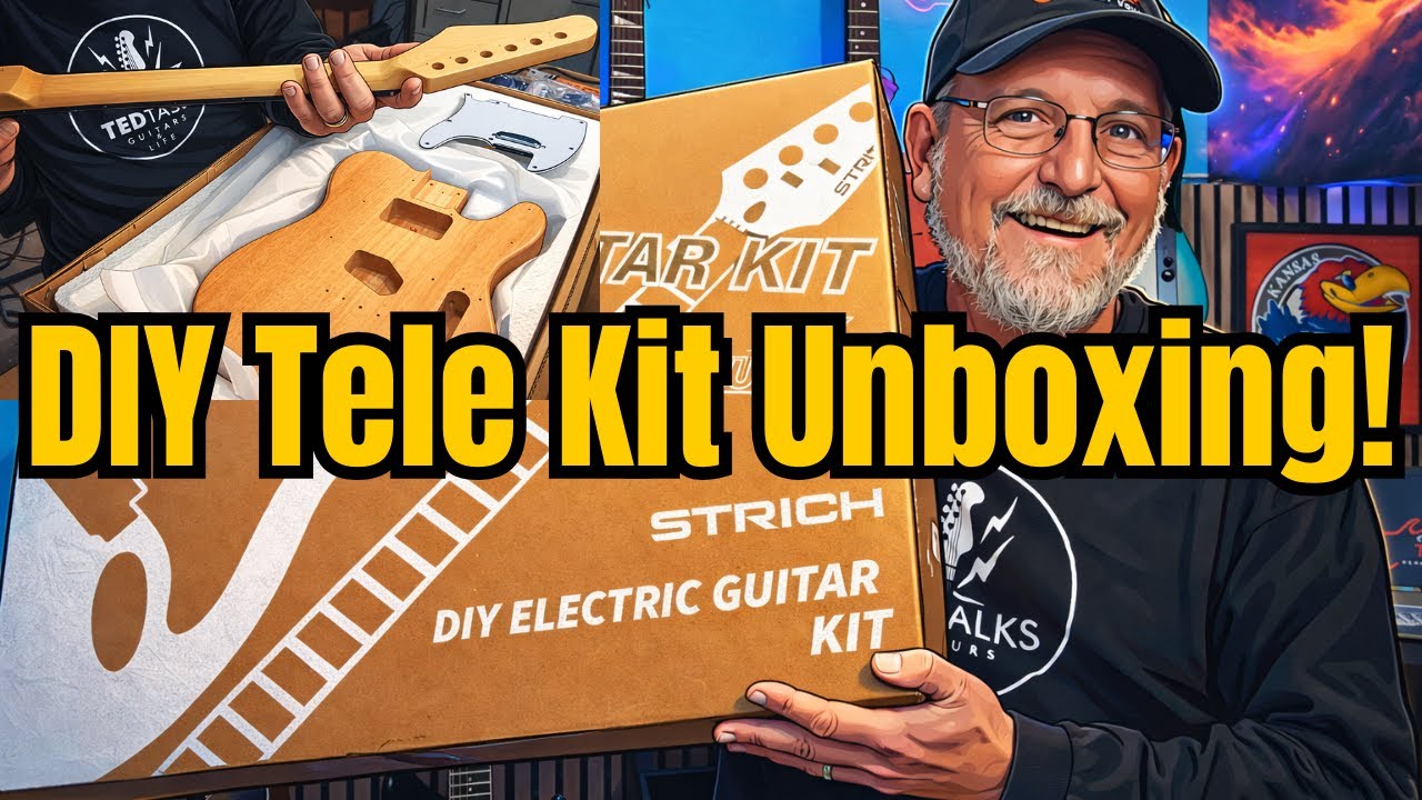 Strich DIY Telecaster Guitar Kit Unboxing & First Impressions