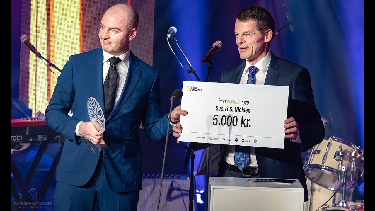 Sverri Sandberg Nielsen &aacute;rsins &Iacute;tr&oacute;ttaNAVN 2020