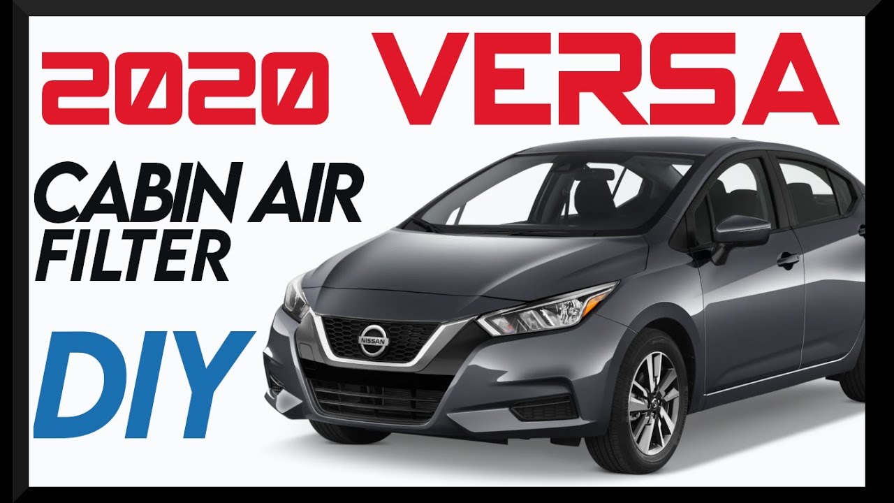 How to replace cabin air filter on 2020 Nissan Versa - DIY.