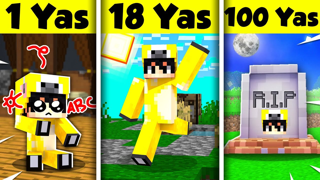 YAŞAMDAN ÖLÜME YUNUSLP'NİN HAYATI! - Minecraft