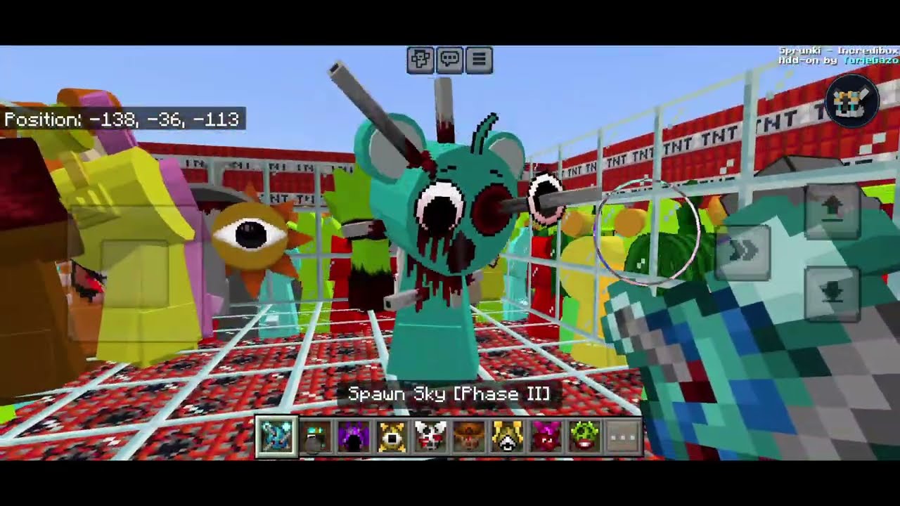 NEW Incredibox Sprunki VS HORROR SPRUNKI!Fun Adventure MAP MAZE!MINECRAFT Bedrock PE