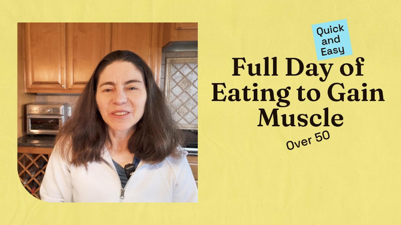 Full Day of Eating to Gain Muscle Over 50