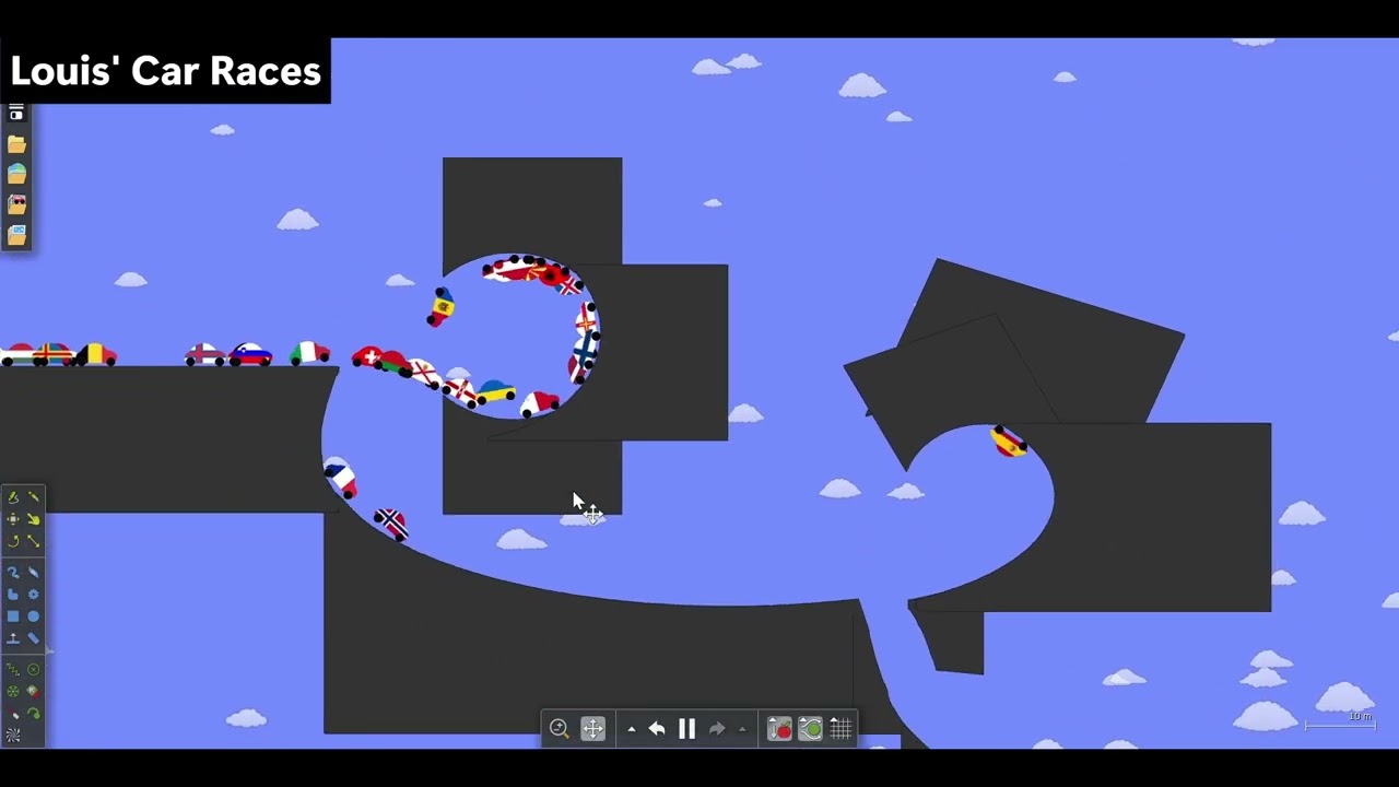 Algodoo Car Race Season 1 Episode 3 Europe