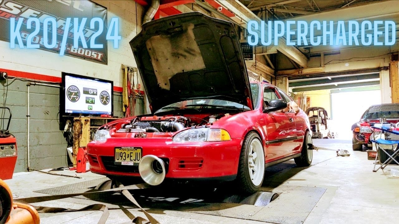 CRAIG'S EG COUPE | STOCK K20/K24 SUPERCHARGED DYNO