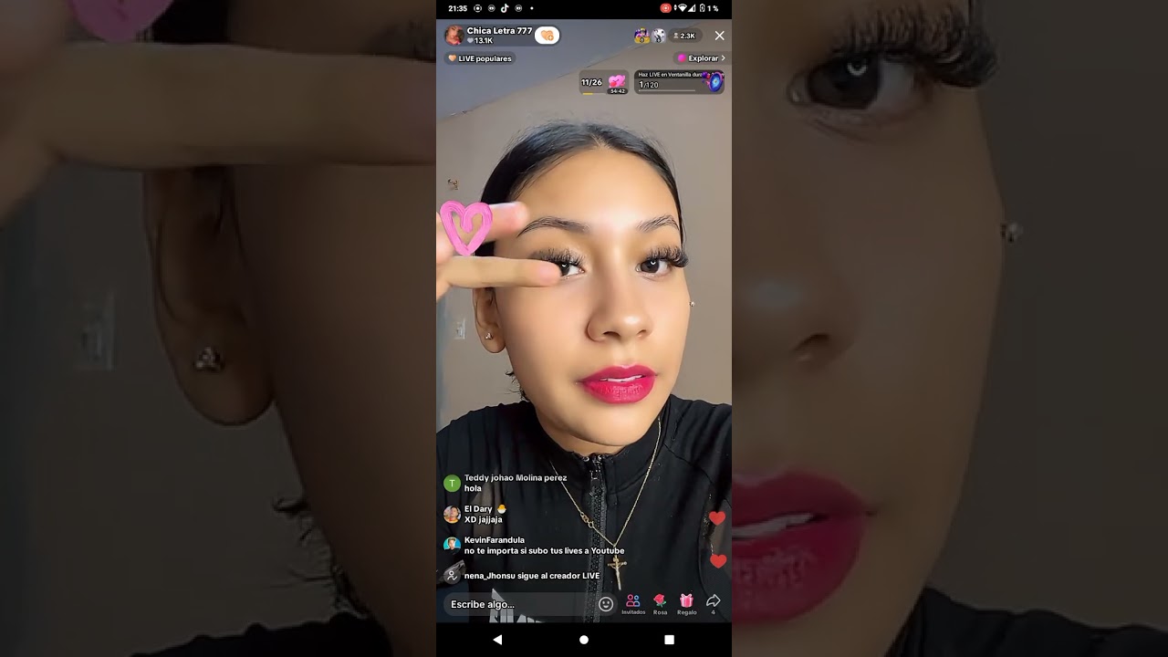 PELADA H, ALISTANDOSE PARA SALIR // LIVE TIK TOK