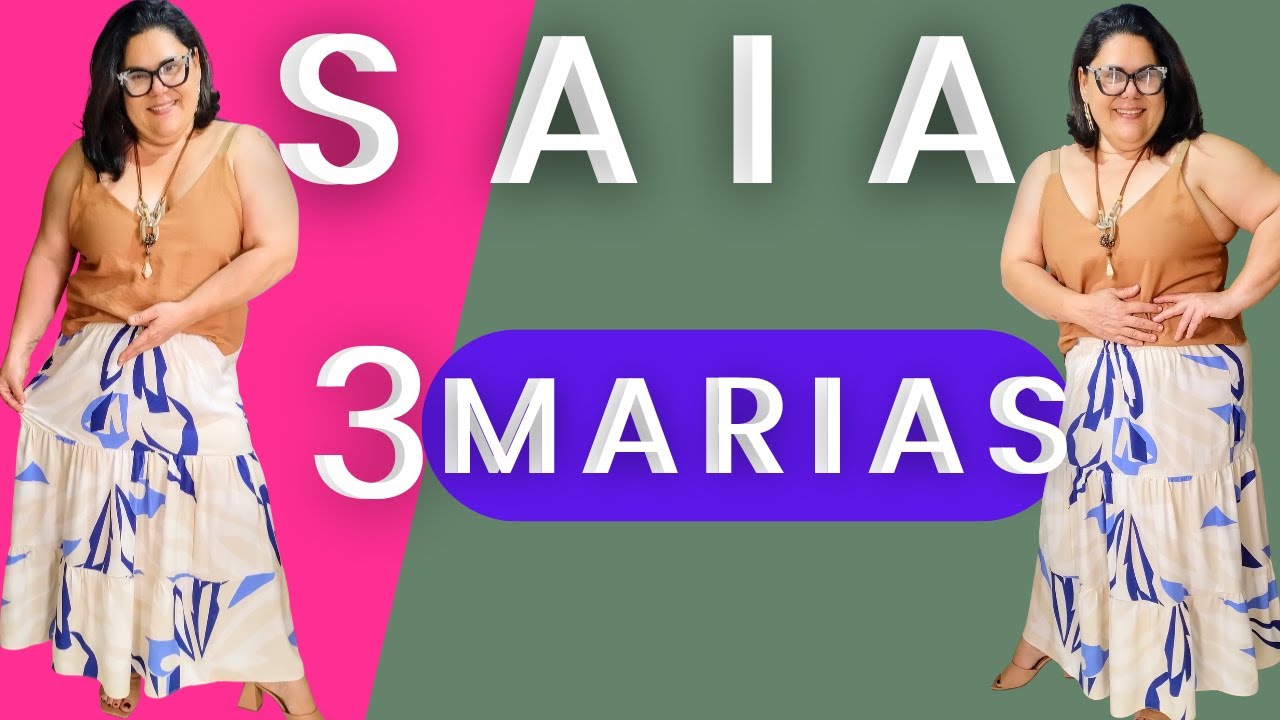 O PASSO A PASSO MAIS COMPLETO, SIMPLES E PRÁTICO DE COMO FAZER UMA SAIA 3 MARIAS - VOU TE ENSINAR
