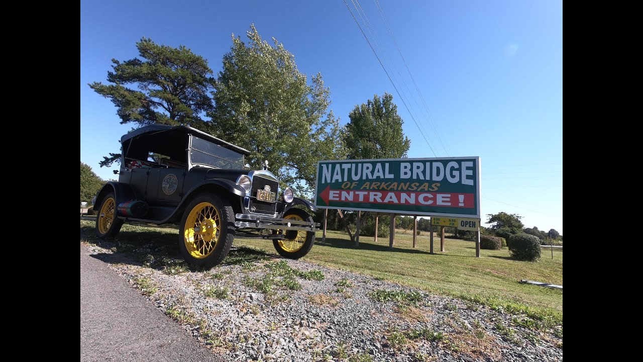 Model T day trip to Natural Bridge of Arkansas