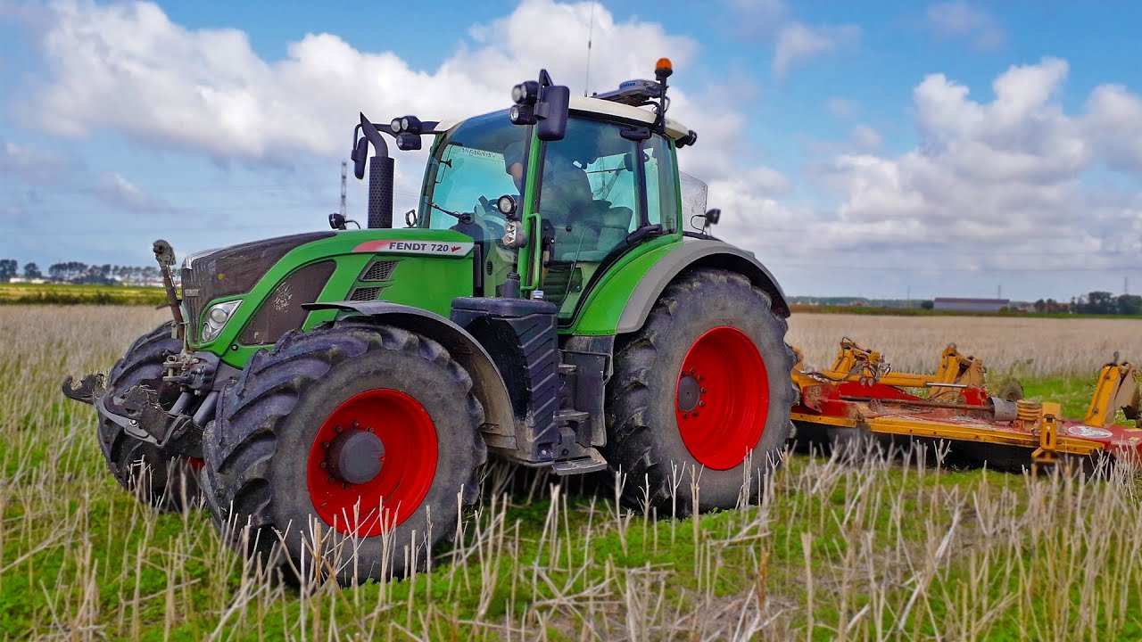 🇫🇷 Broyage des Chaumes de COLZA ! Fendt 724/Gyrax!🇫🇷