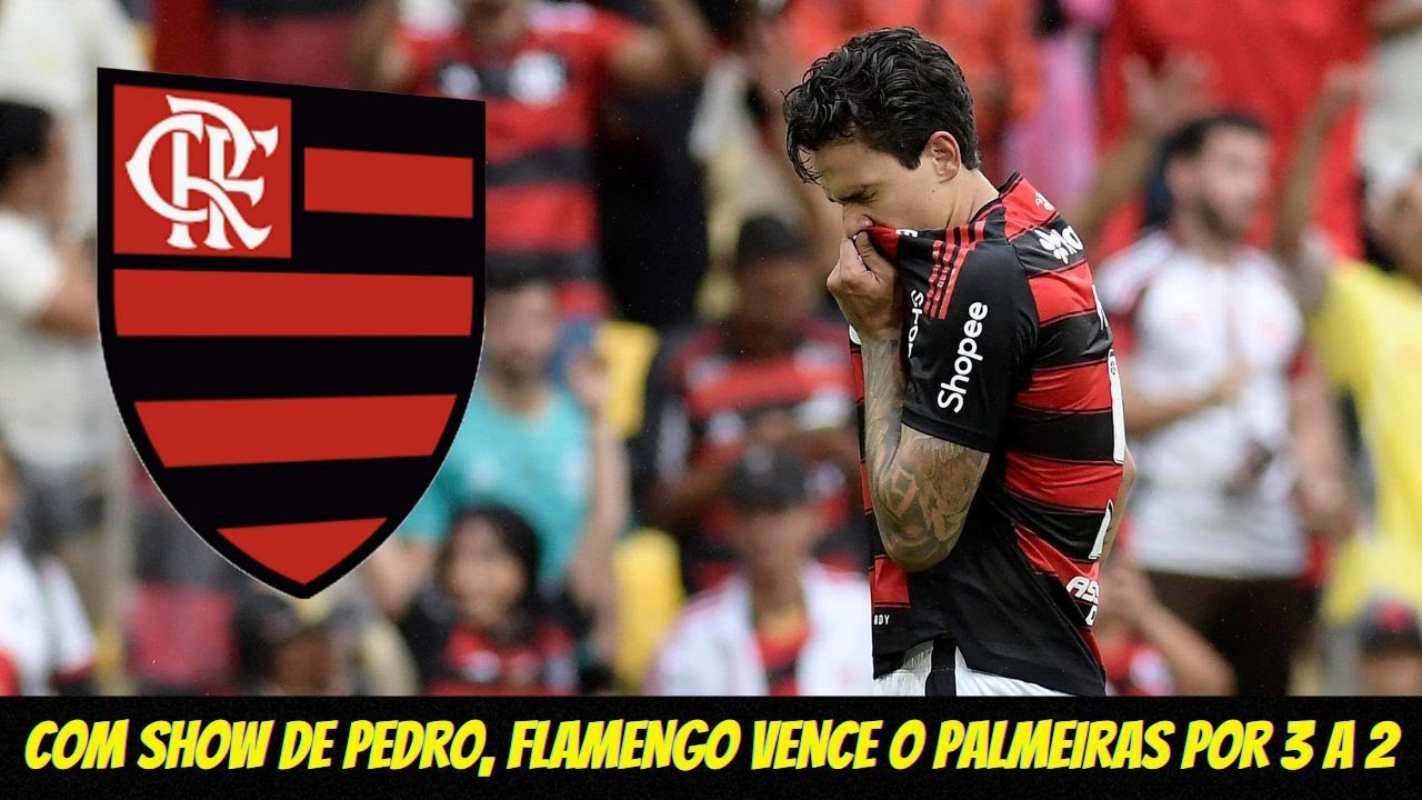 Com show de Pedro, Flamengo bate Palmeiras, que reclama do juiz