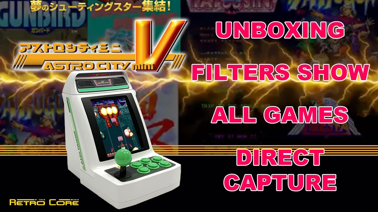 Astro City Mini V - Unboxing and review - 60fps
