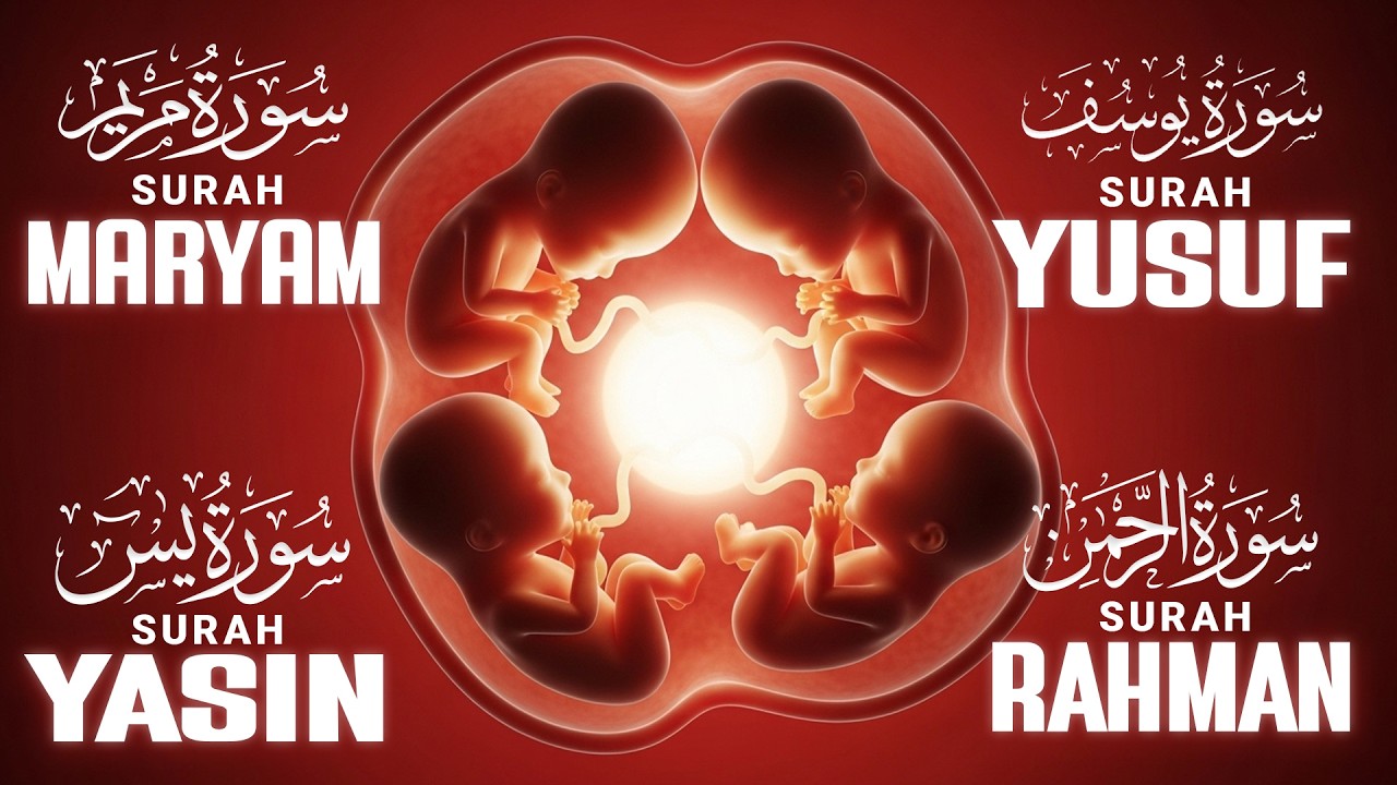 Pregnancy Quran Recitation For Mother | Surah Maryam, Yusuf, Yasin, Ar-Rahman | Listen daily