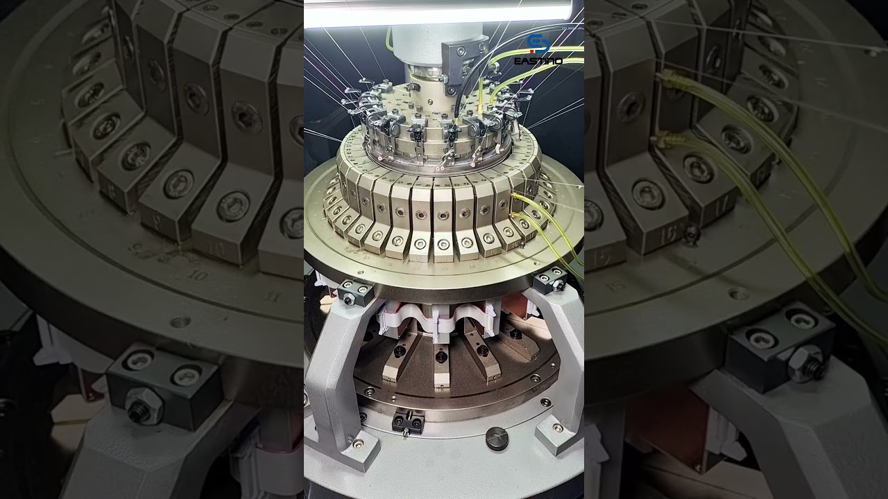What does a circular knitted hair band look like?#eastino #circularknittingmachine  #knittingmachine