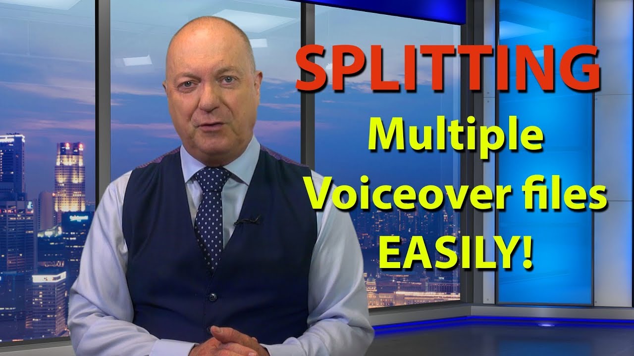 SPLITTING MULTIPLE VOICEOVER FILES EASILY for eLearning use