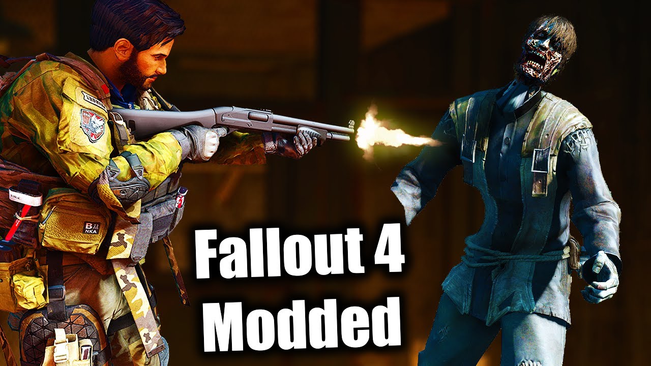 Самый ОПАСНЫЙ квест в модифицированной Fallout 4! (600 модов для Fallout 4)