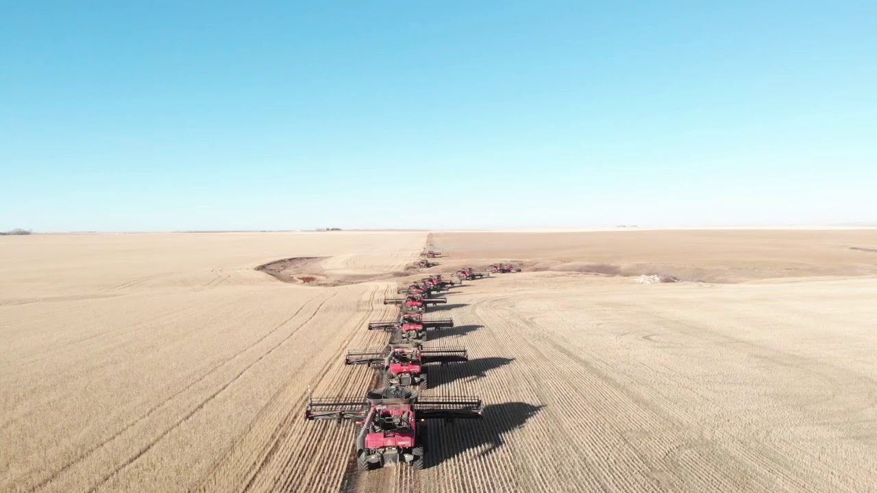 Monette Farms Harvest 2018 - Swift Current, Saskatchewan - Canada.