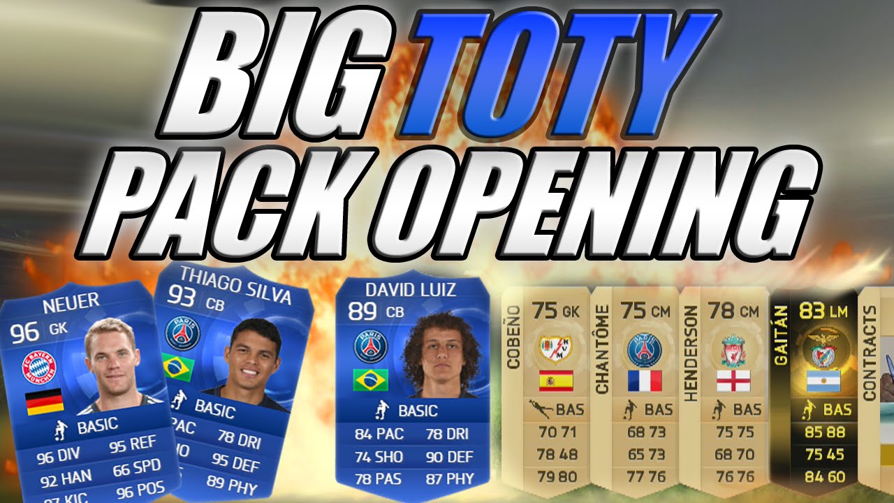 FIFA 15 - BIG TOTY PACK OPENING!!! AGAIN TOTY RAMOS?! | TEAM OF THE YEAR PACK OPENING