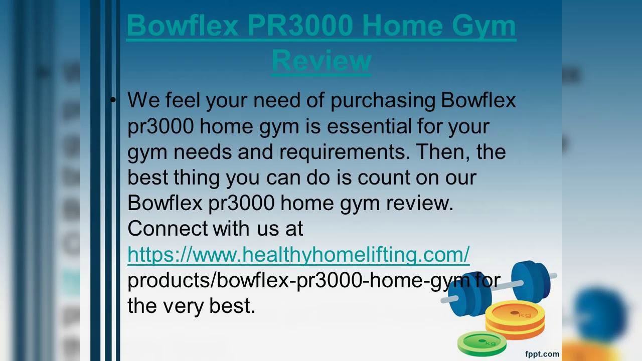Bowflex PR3000 Home Gym Review - www.healthyhomelifting.com