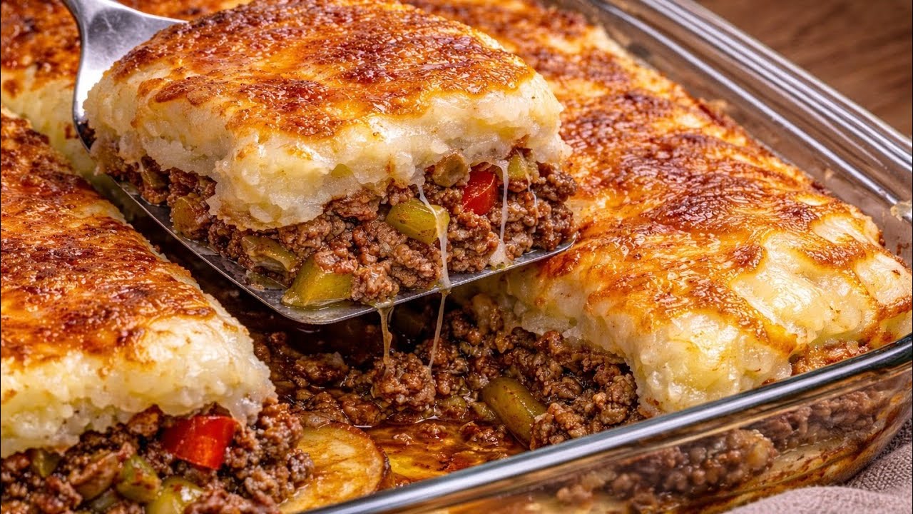 This Cheesy Ground Beef Potato Bake Will Melt in Your Mouth