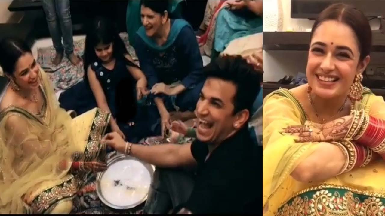Yuvika & Prince Narula Ring finding Ceremony After their Wedding